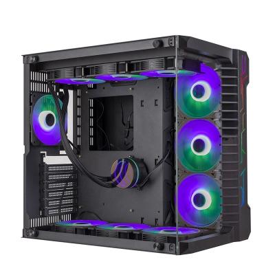 China Computer Case Customized 120mm Fans PC Case Fan 120mm RGB Fan Controlador With Speed ​​Controller for sale