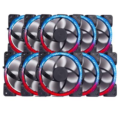 China Professional Computer Case PC Fan Manufacturer 12V 6pin Fan 120mm Diamond Ring RGB Fan for sale