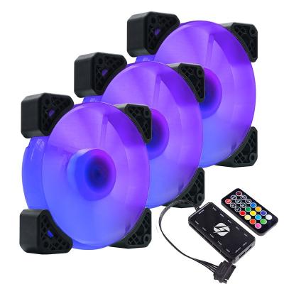 China Customizable Computer Case Factory Game ARGB Fan 120mm Fan 12V RGB PC Case Fan for sale