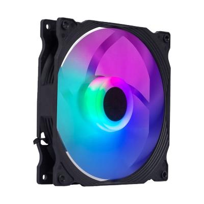 China Patent Design 120mm Deep Space Light Effects Fan Controller Fan PC Case RGB CPU Fan For Gaming Computer for sale