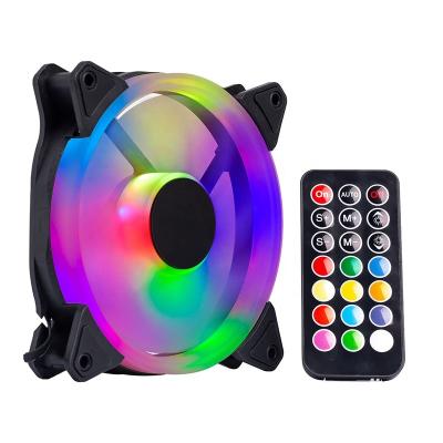 China Computer Case Fan Ventilador RGB 12volt 120mm Computer Game ARGB Fan For PC Case for sale