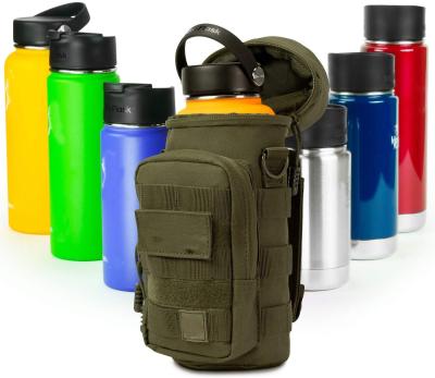 China Custom Made Military OEM Factory Direct Sale Logo Holder Insulated Tactical Hydration Carrier Water Bottle Pouch Bag for sale