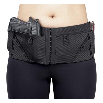 China Woven Pistol Belly Band Holster For Carry Gun Holsters BSCI Factory Custom Woven Pistol Belly Band Holster For Concealed Carry Gun Holsters for sale