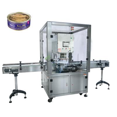 China Food Tuna Canning Machine Automatic Nitrogen Tin Can Sealing Machine for sale