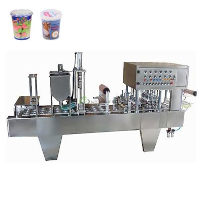 China Food 1/2oz Marmalade Cup Filling And Sealing Machine K Cup Sealing Machine for sale