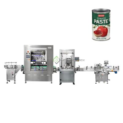 China 2kg Food Tomato Sauce Cans Production Line Tomato Sauce Packaging Machine for sale