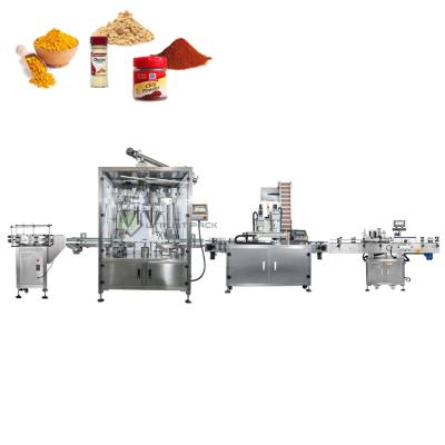 China 80g Food Curry Packing Machine Cocoa Powder Jar Packing Equipment for sale