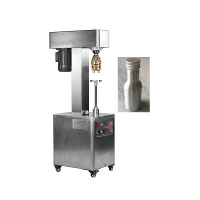 China Food factory sale easy to use semi automatic aluminum/food glass capsule capper screw capping machine for sale