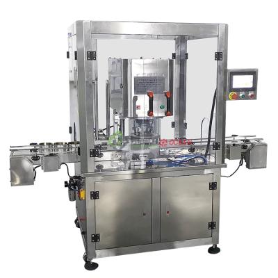 China Automatic Nitrogen Vacuum Beverage Jar Vacuum Sealer Rinse Sealing Machine for sale