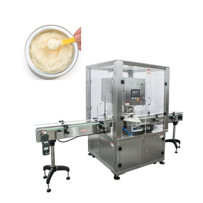 China Automatic Beverage Milk Powder Tin Can Sealing Canning Sealer N2 Nitrogen Gas Machine Vacuum Filling Sealer for sale