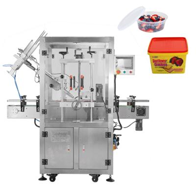 China Food press capper for bowl/storage container lid lid capping machine for sale