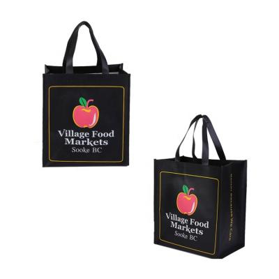 China Non Customized Eco - Friendly Laminated Shopping Bag PP Non Woven Woven Bag Shopping Bag With Logo for sale