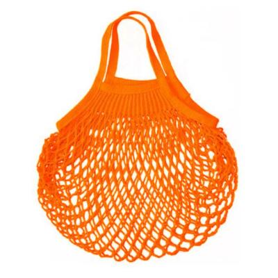 China Good Quality Eco - Friendly Shopping Net Bag Cotton Net Bag Eco - Friendly Vegetable Orange for sale