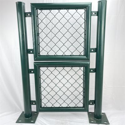 China Easily Assembled PVC Chain Link Fence For Kenya And Chain Link Galvanized Fence Posts And Temporary Chain Link Fence for sale