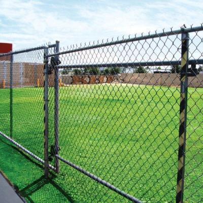 China Easily Assembled Barrier Panels Chain Link Fence Roll 50ft 9 Gauge Wholesale for sale