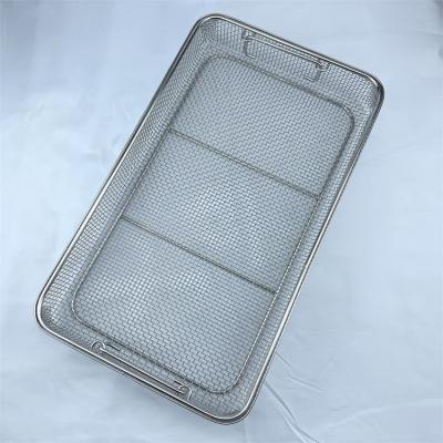 China Stackable Basket Mold Stacking Basket Mesh Basket Stainless Steel for sale