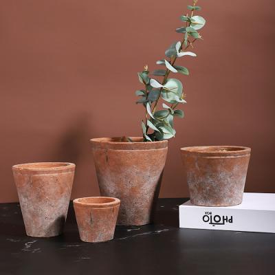 China Modern promotional high quality custom decor flower stand terracotta ceramic vase for home gardening for sale