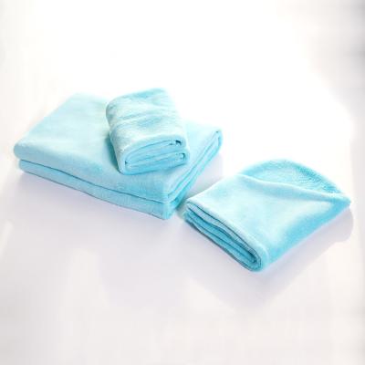 China Wholesale Compressed Super Soft Microfiber Fleece Coral Face Towel for sale