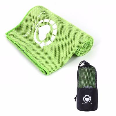 China Compressed Microfiber Gym Cooling Towel for sale