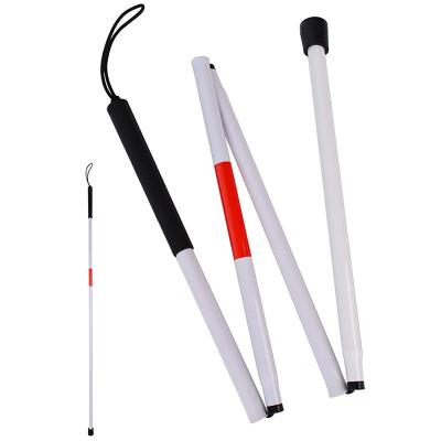 China For Older Folding Walking Blind Cane Sticks, Price Blind Foldable Walking Stick Cane, White Canes For Blind Retractable Blind Canes for sale