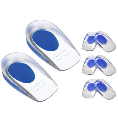 China Soft Heel Cups Gel Silicone Foot Care Products Heel Cups For High Heel Women/Men for sale