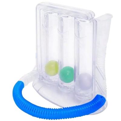 China Lung Rehabilitation Exercise Medical Device 3 Portable Ball Lung Spirometer Respiratory Encouraging Test Program For Lung Exercise for sale