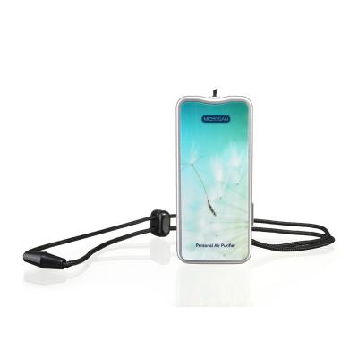 China Negative Ion Emitting Necklace Portable Wearable small Mini Personal Air Purifier With USB for sale for sale