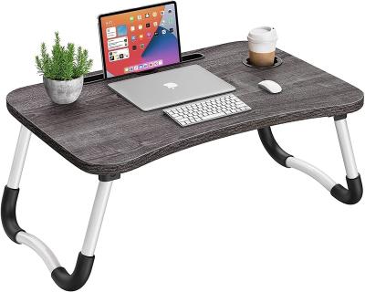 China Foldable Laptop Bed Lap Tray Desk: Large portable foldable lap tray computer bedtray table for writing reading eating breakfast for sale