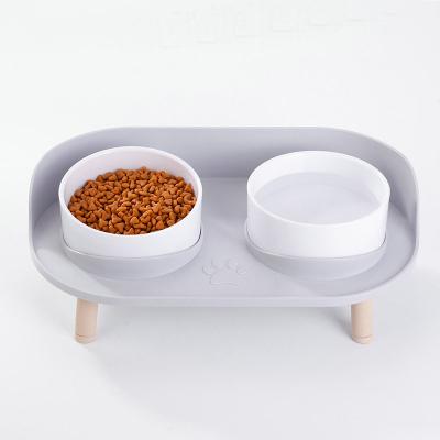 China Wholesale Customized Automatic Neck Protector Non Slip Pet Cat Dog Food Bowl High Conductor for sale