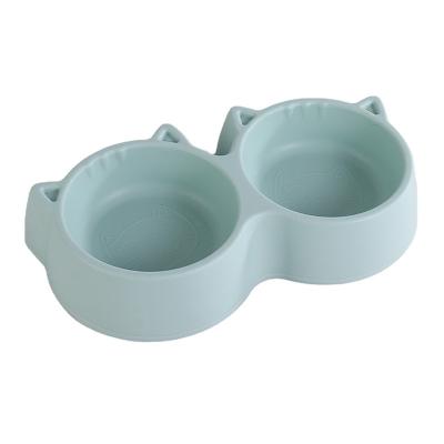 China Automatic Dog Cat Feeding Bowl Plastic Lovely Heart Bowl Factory Price Decoration for sale