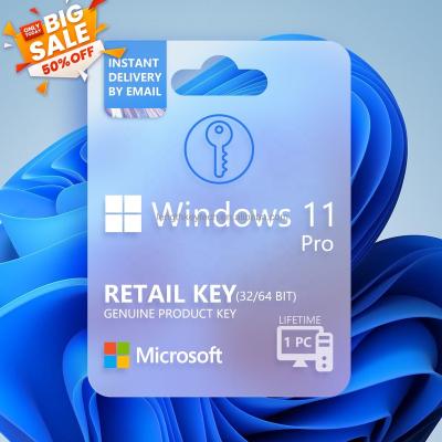 China Windows 11 Pro Instant Key Retail Phone Activation Genuine Original Lowest Price Email Digital License Windows 10 Lifetime for sale