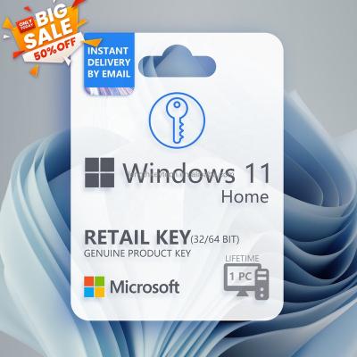 China Retail Windows 11 Instant Home Phone Key Activation Lowest Price Genuine Original Email Digital License Windows 10 Lifetime for sale