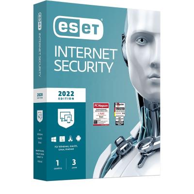 China 24/7 Online ESET Internet Security Key License Nod32 Key ESET NOD32 Antivirus Software Genuine Windows 10 (1 PC 3 Years) for sale