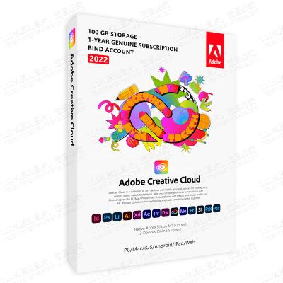 China 24/7 Adobe 2022 Online Creative Cloud Genuine Original Key 1 Year Subscription License cc All Apps 2022 Latest Version for sale