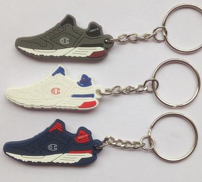 China Non-Smell Eco-Friendly // Non-Toxic Fade Durable Plastic Rubber Material Football Club Key Chain for sale