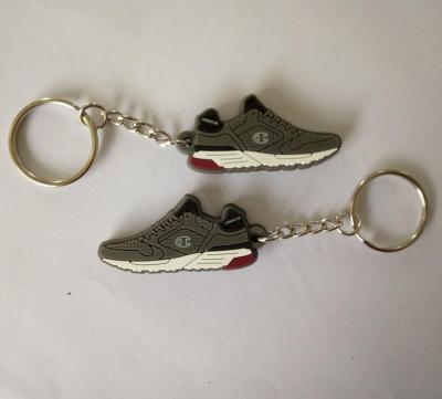 China Eco-Friendly Non-Smell // Non-Toxic No Fade Durable Shoes Design Soft PVC Rubber Key Chain for sale