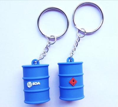 China Eco-friendly non-smell//non-toxic/no fade durable wholesale silicon key chain with logo less than 1 dollar for sale