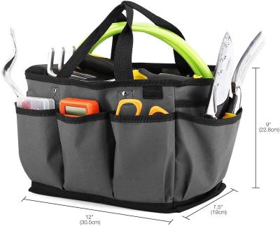 China Reusable Gray Garden Tool Storage Bag for sale