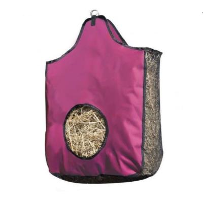 China Polyester Or Large Nylon Oxford Feeder Slow Horse Hay Tote Hay Bags For Horses for sale