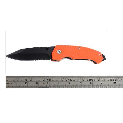 China Foldable and easy continue the new trend of Mini Portable Pocket Serrated Folding high quality knife outdoor camping knife for sale