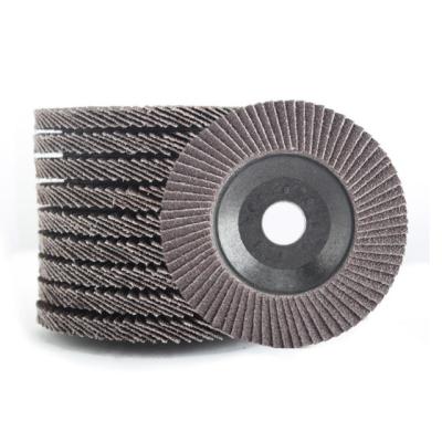 China For Fiberglass and Stainless Steel 115mm Alumina Oxide Grind Fiberglass 60 Backing Fin Disc Wheel For Stainless Steel for sale