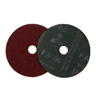 China Metal and non-metal surface polishing 100mm fiber red polishing disc for grinding wood steel polishing disc for sale