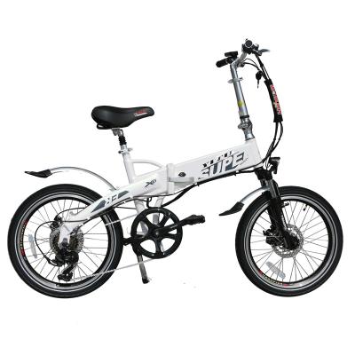 China Bafang 250w Aluminum Alloy Rear Drive 20 Inch Folding Electric Bike for sale