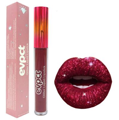 China Diamond Long Lasting Matte Waterproof High Quality Cosmetic Lip Gloss Lip Makeup Liquid Lipstick for sale