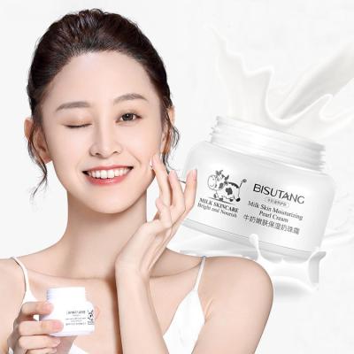 China Ed BISUTANG Milk Anti Aging Skin Moisturizing Pearl Cream Skin Care And Water Filling To Remove Student Matte Face Cream for sale