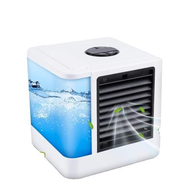 China New Design Hotel Mini Air Conditioner Water Air Portable Personal Desktop Cooler for Home Office for sale