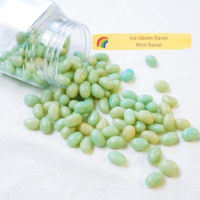 China New Fruit Flavor Fruit Ice Cream Jelly Beans Soft Candy Variety Fruity Soft Sweets Gummy Candy Wholesale Mixed Wholesale Natural Shape for sale