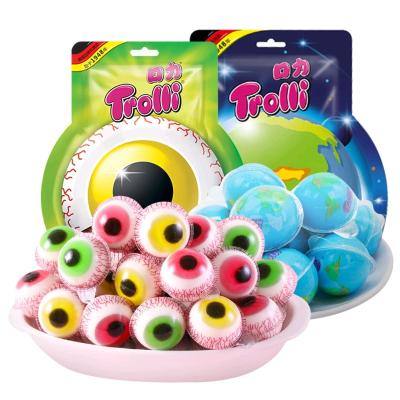 China OEM/ODM Normal Soft Planet Football Eyeball Easter Eyes Gummies Manufacturers Halal Meat and Candy Gummies Gummy Candy for sale