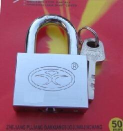 China long hand shank iron padlock with key for sale