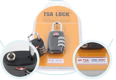 China TSA lock with plastic for sale